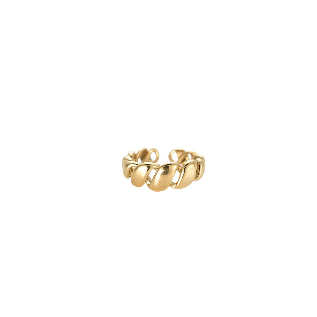 Allura Twist Edelstahl Ring