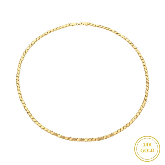 14K Gold Gersten Halskette