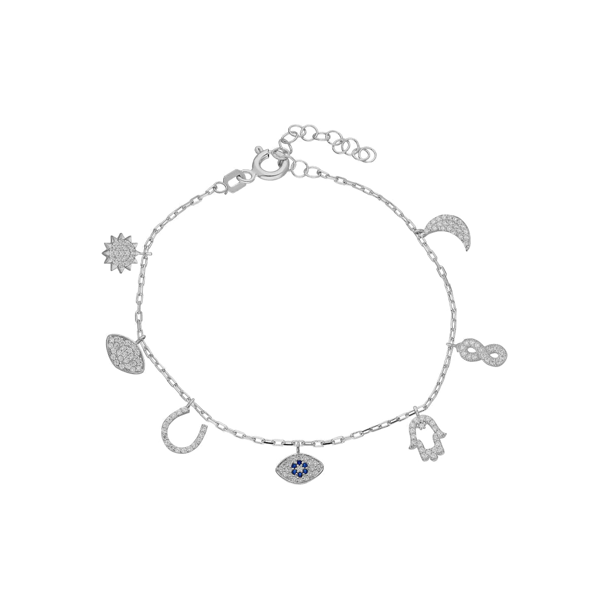 Armband mit Sieben Charm